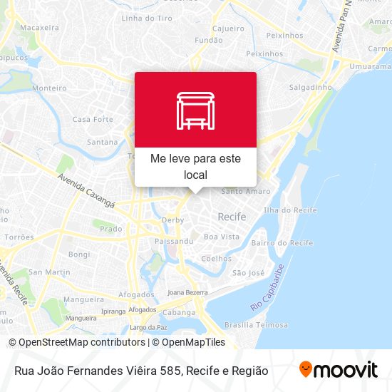 Rua João Fernandes Viêira 585 mapa