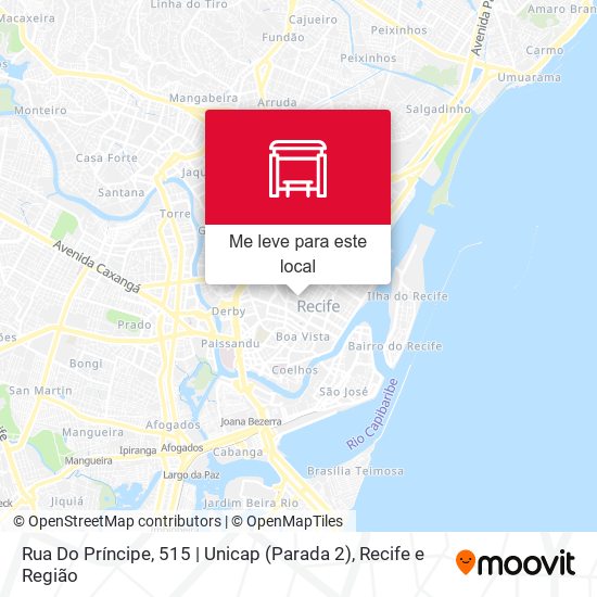 Rua Do Príncipe, 515 | Unicap (Parada 2) mapa