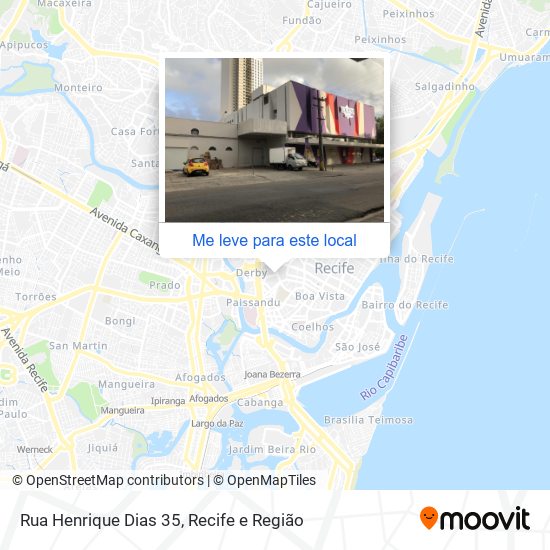 Rua Henrique Dias 35 mapa