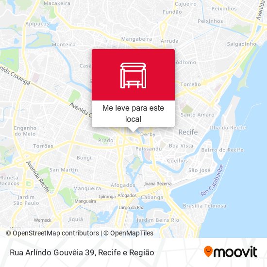 Rua Arlíndo Gouvêia 39 mapa