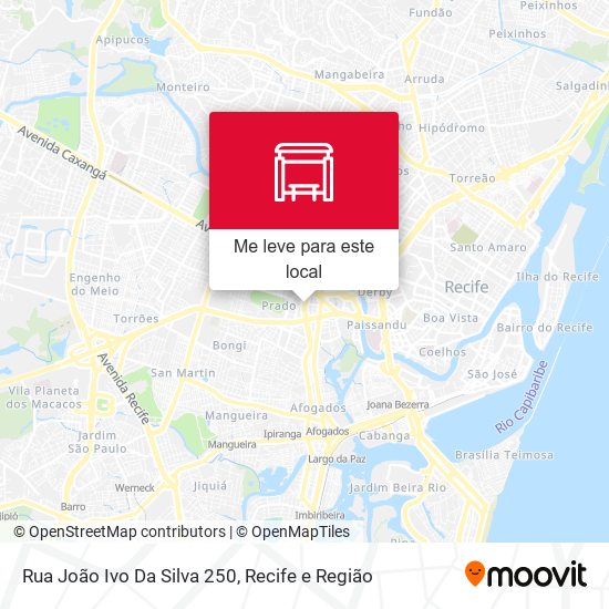 Rua João Ivo Da Silva 250 mapa