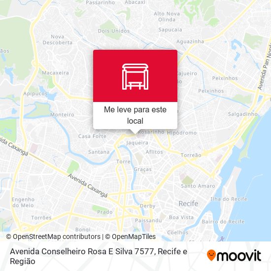 Avenida Conselheiro Rosa E Silva 7577 mapa