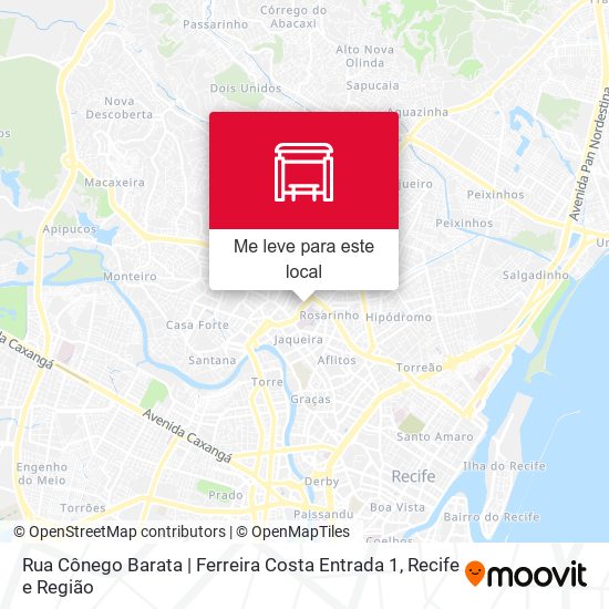 Rua Cônego Barata | Ferreira Costa Entrada 1 mapa