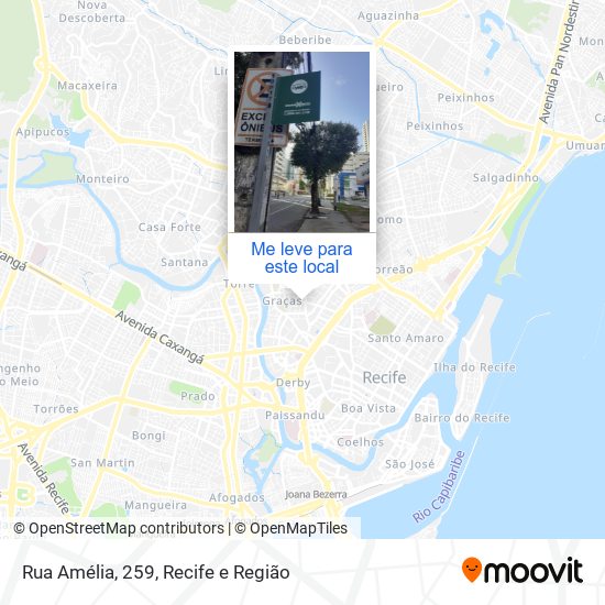 Rua Amélia, 259 mapa