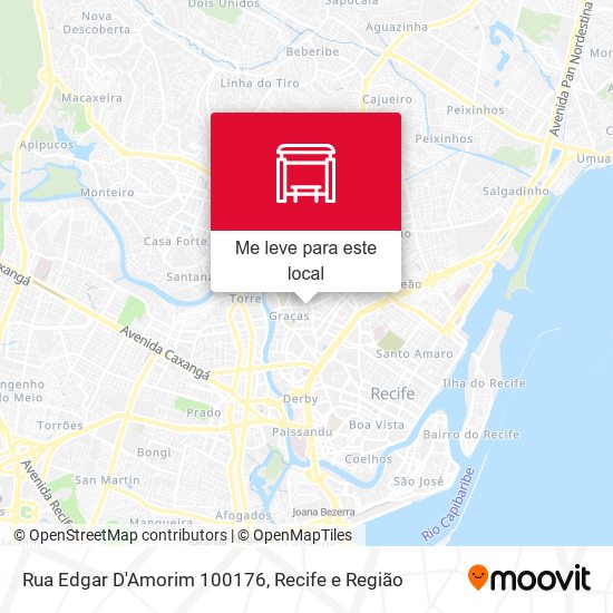 Rua Edgar D'Amorim 100176 mapa