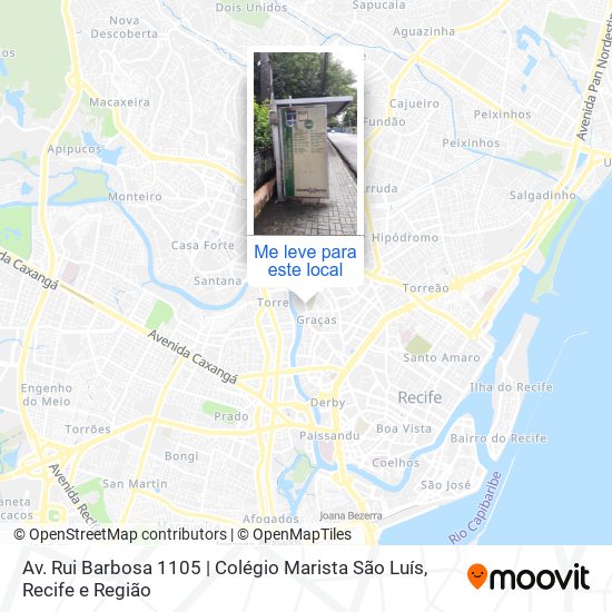 Av. Rui Barbosa 1105 | Colégio Marista São Luís mapa