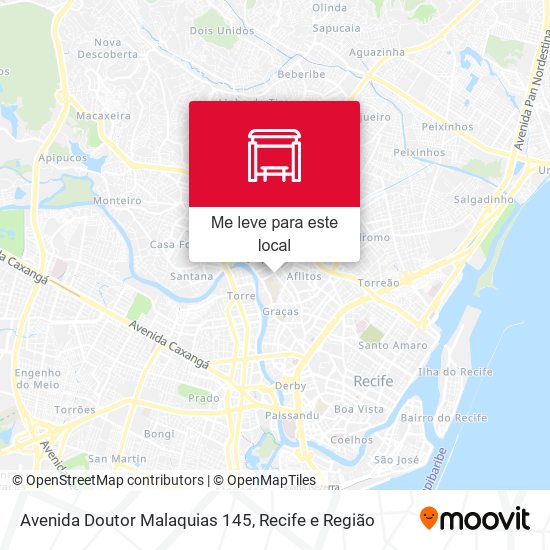 Avenida Doutor Malaquias 145 mapa