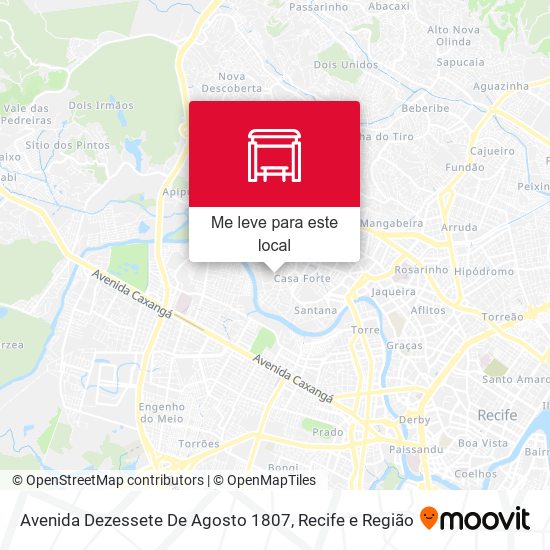 Avenida Dezessete De Agosto 1807 mapa