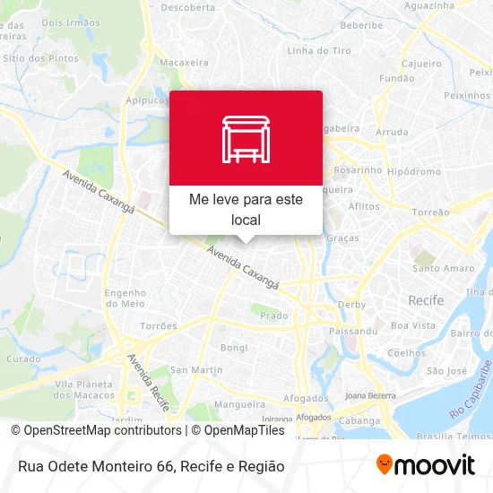 Rua Odete Monteiro 66 mapa