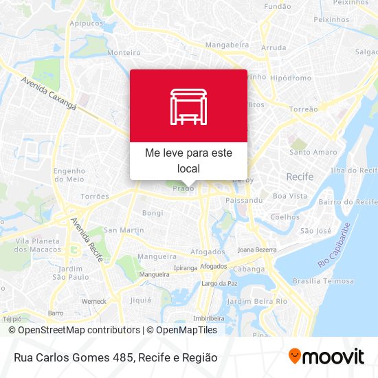 Rua Carlos Gomes 485 mapa