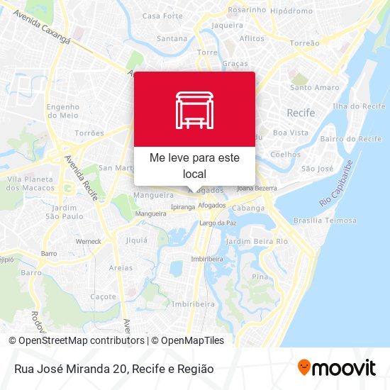 Rua José Miranda 20 mapa
