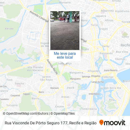 Rua Visconde De Pôrto Seguro 177 mapa