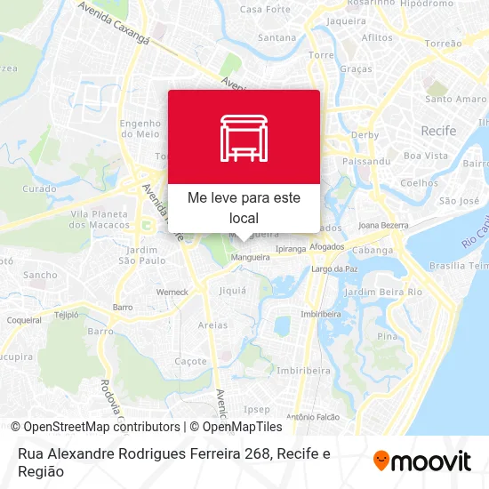 Rua Alexandre Rodrigues Ferreira 268 mapa