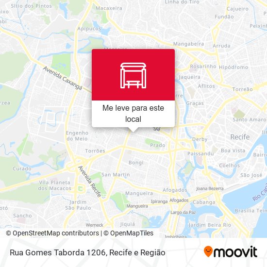 Rua Gomes Taborda 1206 mapa
