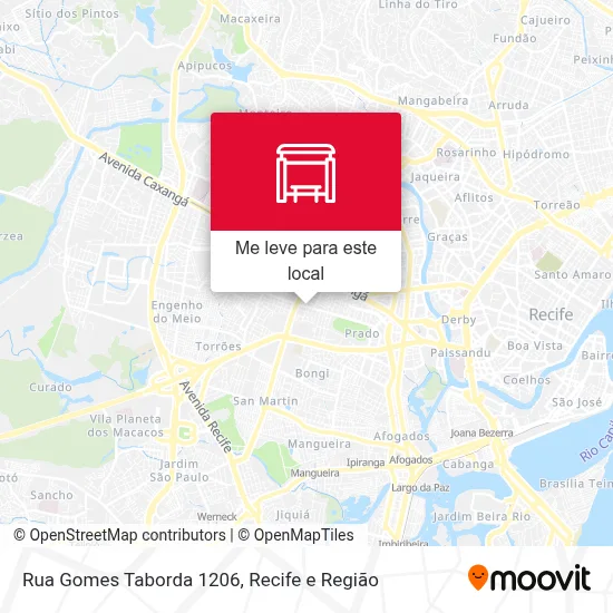 Rua Gomes Taborda 1206 mapa