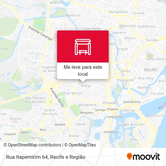 Rua Itapemirim 64 mapa