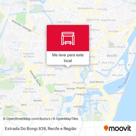 Estrada Do Bongi 838 mapa