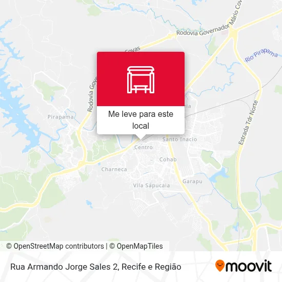 Rua Armando Jorge Sales 2 mapa