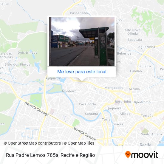 Rua Padre Lemos 785a mapa