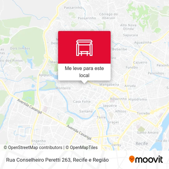 Rua Conselheiro Peretti 263 mapa