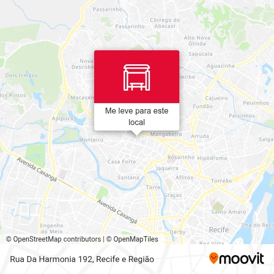 Rua Da Harmonia 192 mapa