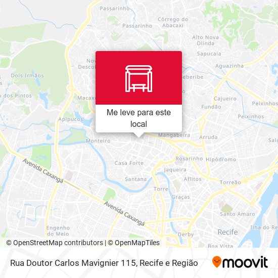 Rua Doutor Carlos Mavignier 115 mapa