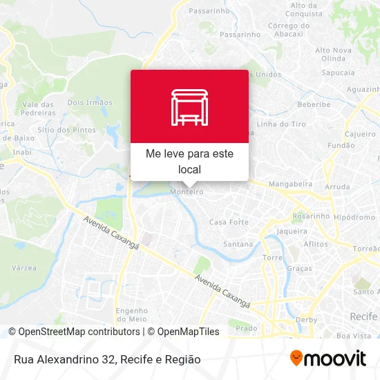 Rua Alexandrino 32 mapa