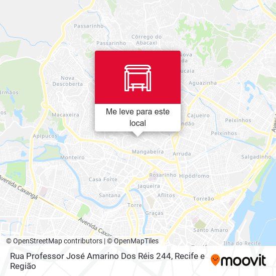 Rua Professor José Amarino Dos Réis 244 mapa