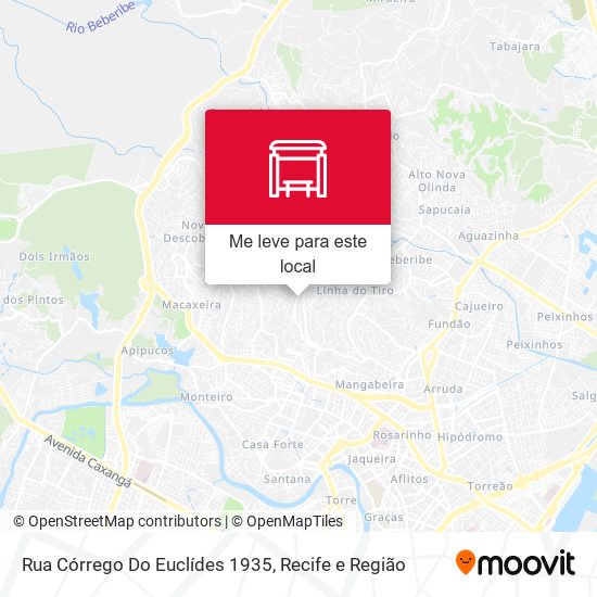 Rua Córrego Do Euclídes 1935 mapa