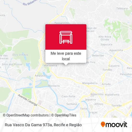 Rua Vasco Da Gama 973a mapa