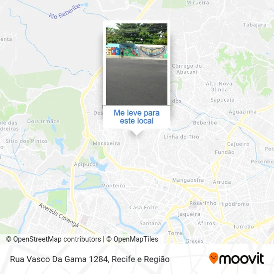 Rua Vasco Da Gama 1284 mapa