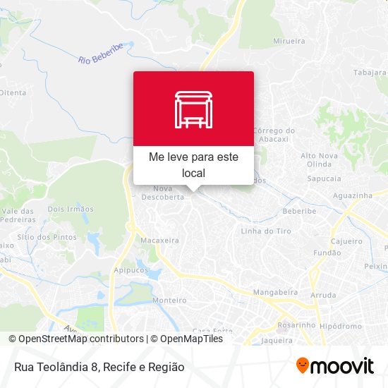 Rua Teolândia 8 mapa