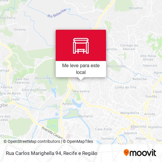 Rua Carlos Marighella 94 mapa