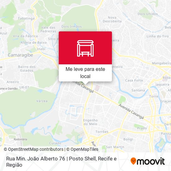 Rua Min. João Alberto 76 | Posto Shell mapa