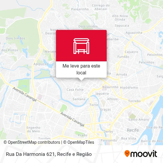 Rua Da Harmonia 621 mapa