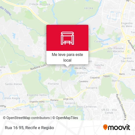 Rua 16 95 mapa