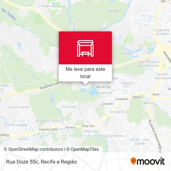 Rua Doze 55c mapa