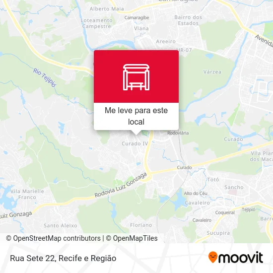 Rua Sete 22 mapa