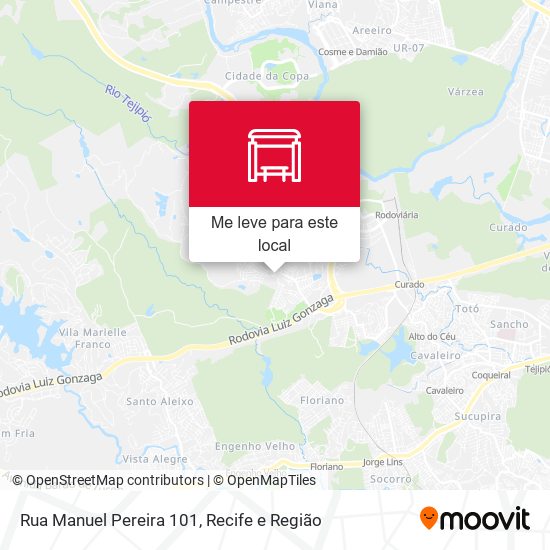 Rua Manuel Pereira 101 mapa