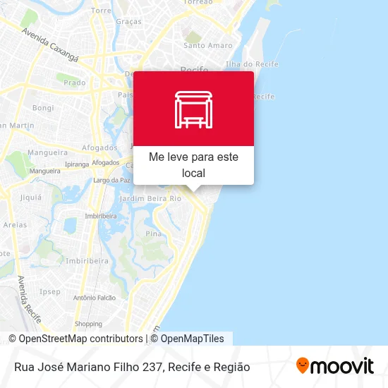 Rua José Mariano Filho 237 mapa