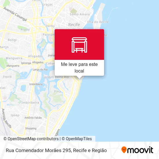 Rua Comendador Morães 295 mapa