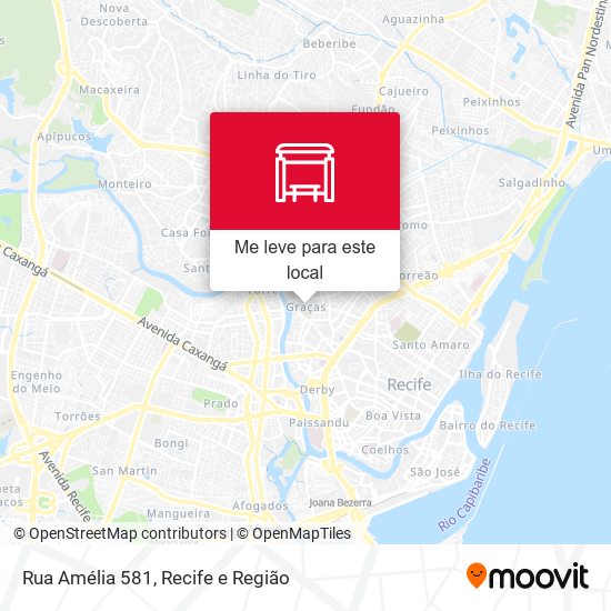 Rua Amélia 581 mapa