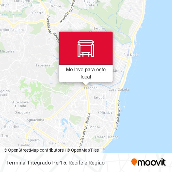 Terminal Integrado Pe-15 mapa