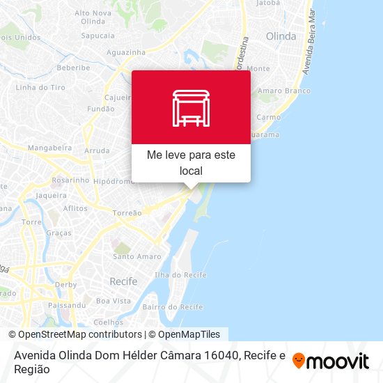 Avenida Olinda Dom Hélder Câmara 16040 mapa