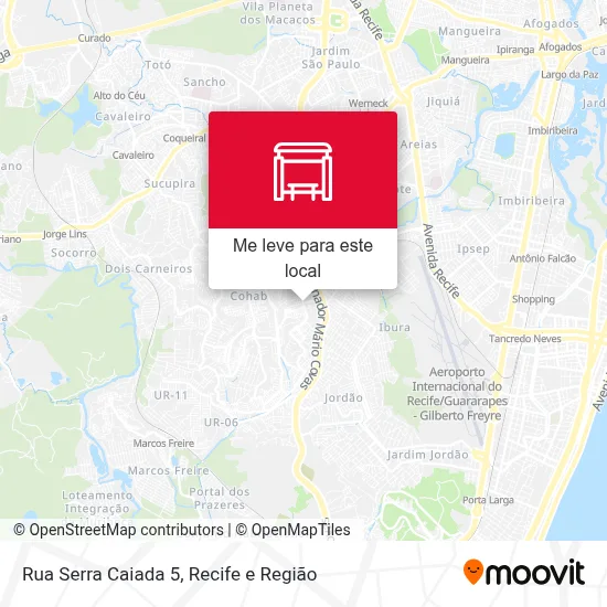 Rua Serra Caiada 5 mapa