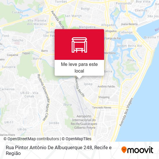 Rua Pintor Antônio De Albuquerque 248 mapa