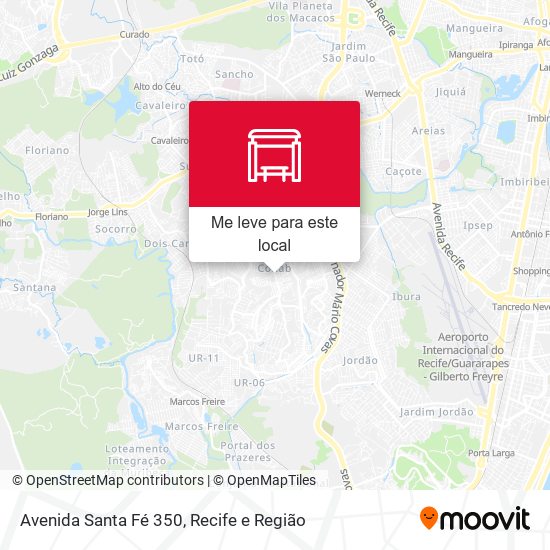 Avenida Santa Fé 350 mapa