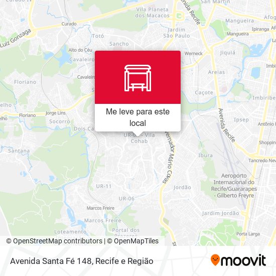 Avenida Santa Fé 148 mapa