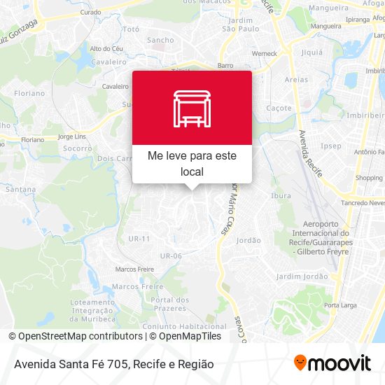 Avenida Santa Fé 705 mapa
