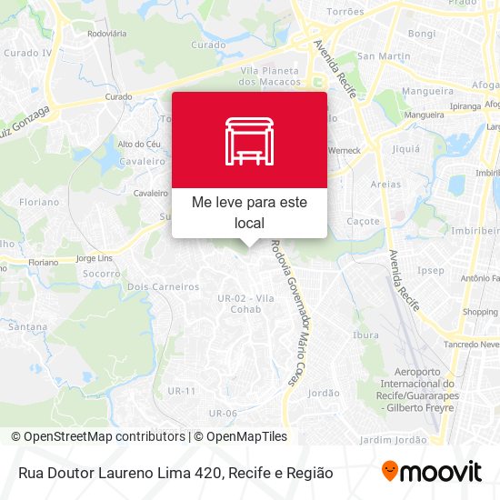 Rua Doutor Laureno Lima 420 mapa